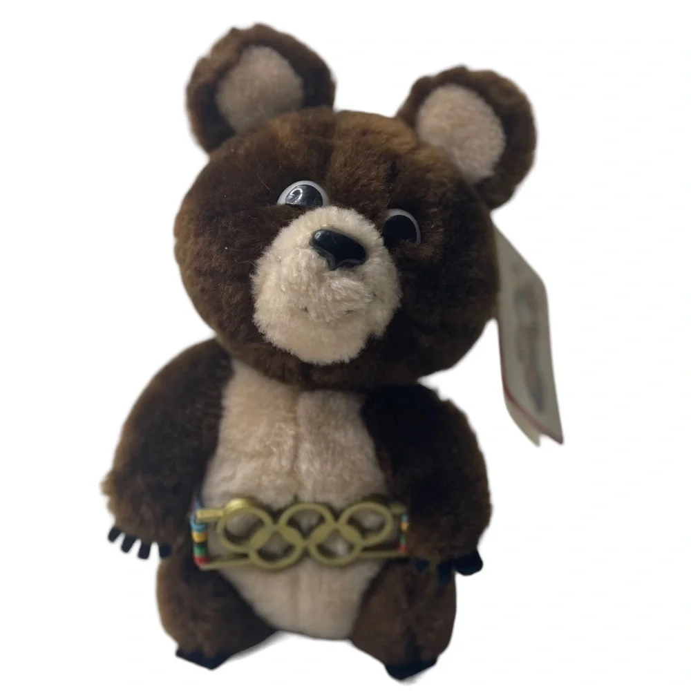 NWT Vintage Misha The Official Mascot Of The 1980 Moscow Olympic Games Plush